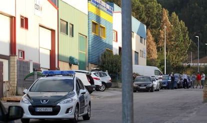 La Guardia Civil custodió el lugar en el que apareció el cuerpo de la joven vizcaína.