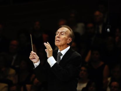 Claudio Abbado, en el Festival de Lucerna en 2010. 