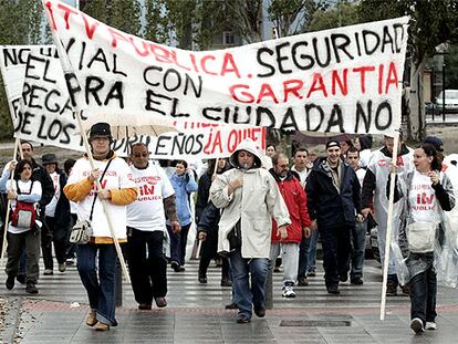 Los trabajadores de la ITV, en lucha