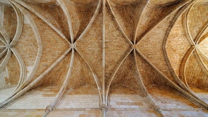 Bóveda del refectorio del monasterio de Santa María la Real de Huerta.