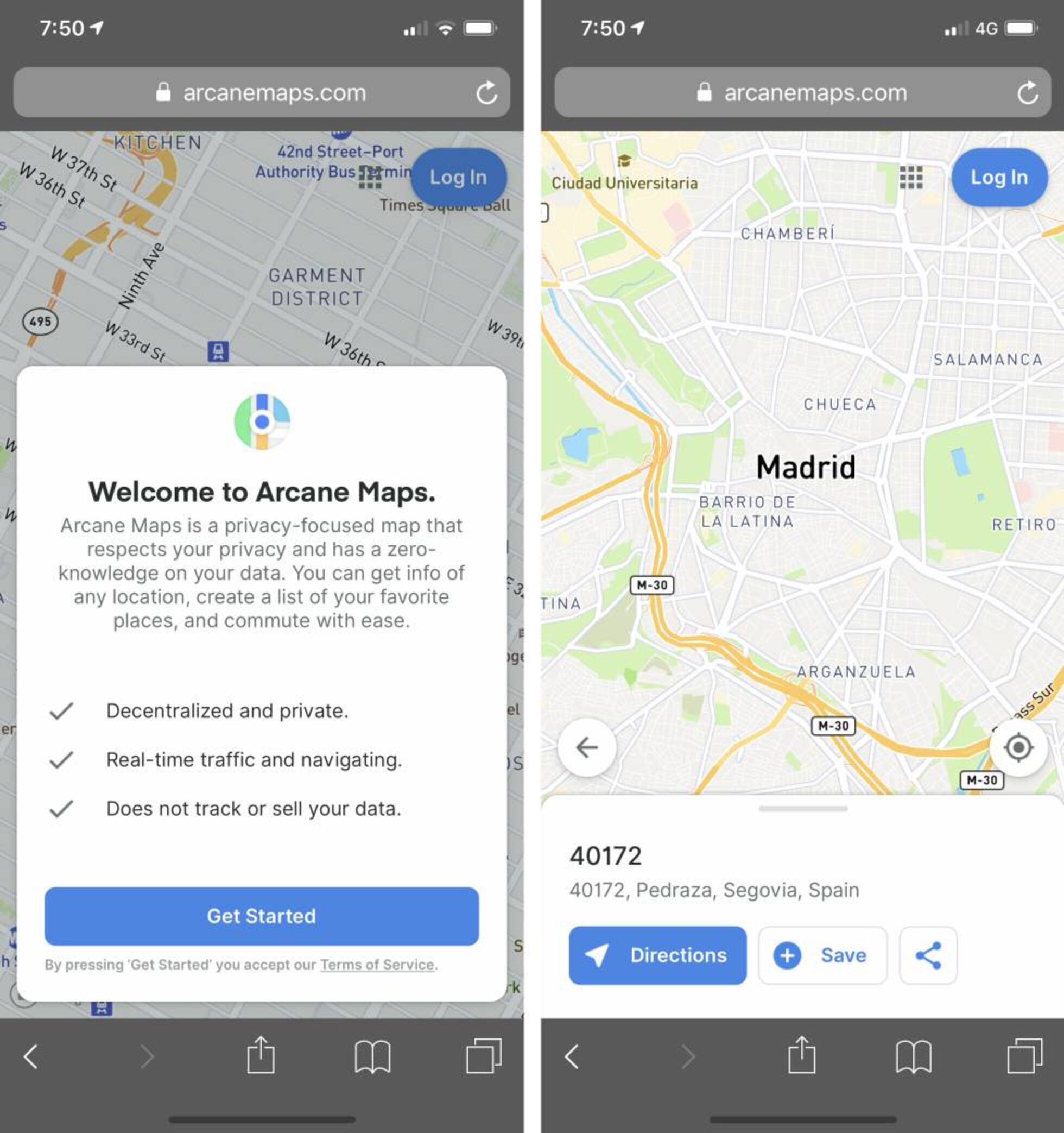 Arcane Maps: la alternativa a Google Maps que no recoge datos y respeta ...