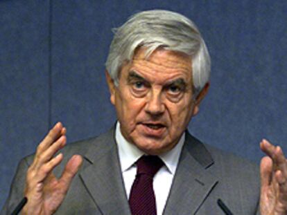 Frits Bolkestein, comisario europeo de Mercado Interior.