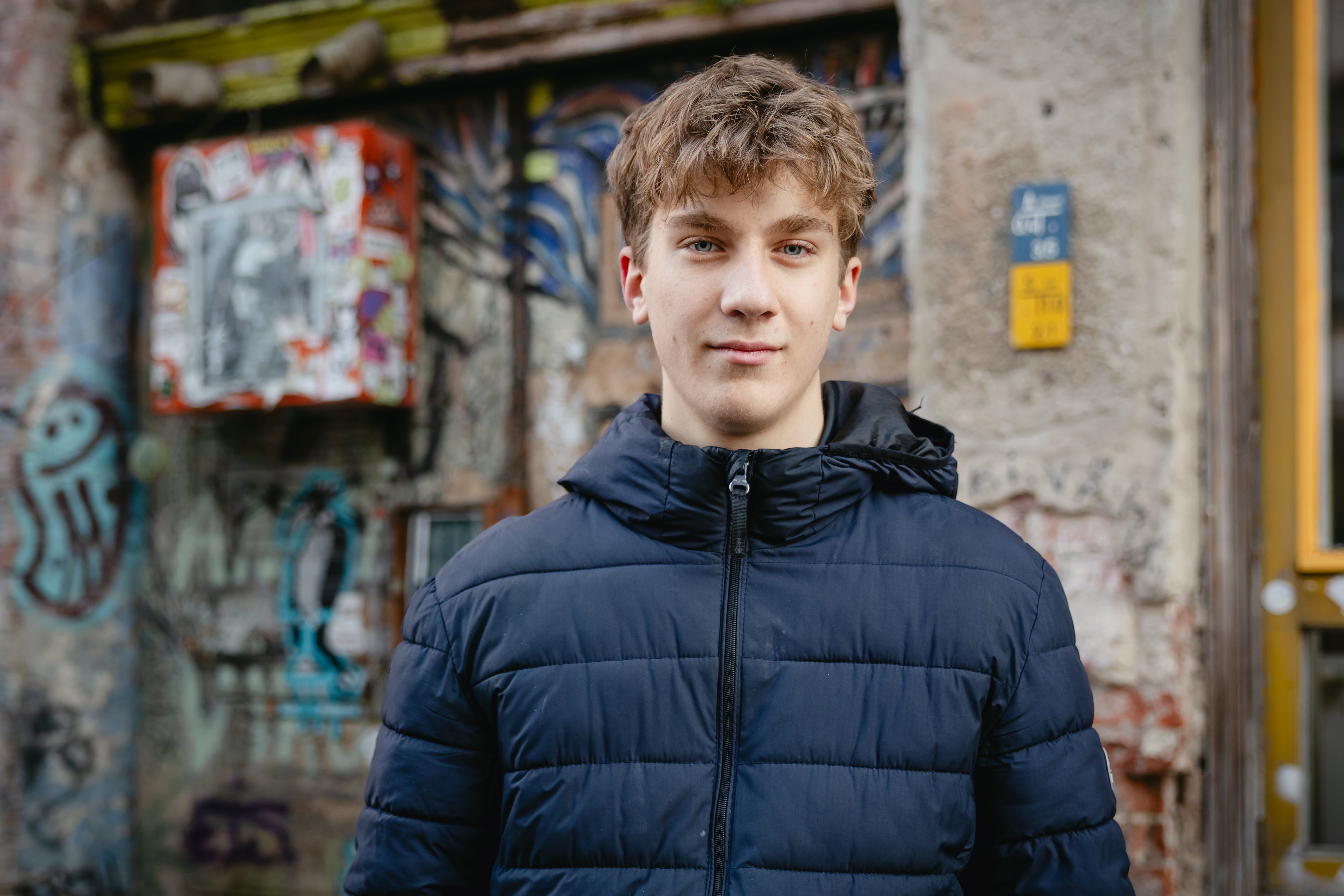 Pavel Khanukaev, en Berlín el 23 de noviembre.