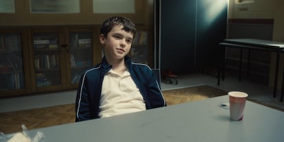 Owen Cooper, protagonista de 'Adolescencia', en el tercer episodio de la serie.