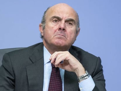 El vicepresidente del BCE, Luis de Guindos.