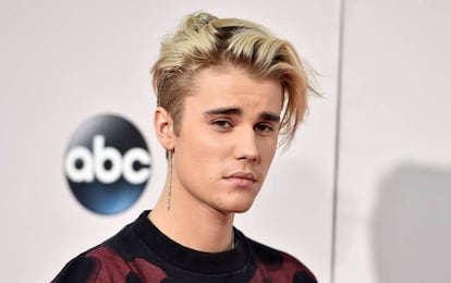 Justin Bieber en los American Music Awards en noviembre.