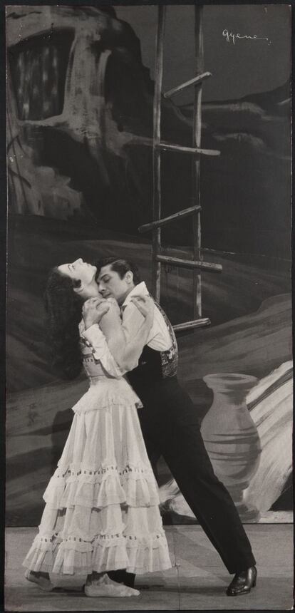 Antonio y Rosita Segovia interpretan &#039;El amor brujo&#039;, de Manuel de Falla, Londres, 1955