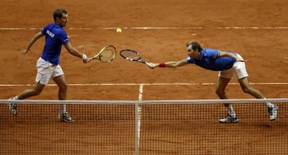 Richard Gasquet y Julien Benneteau.