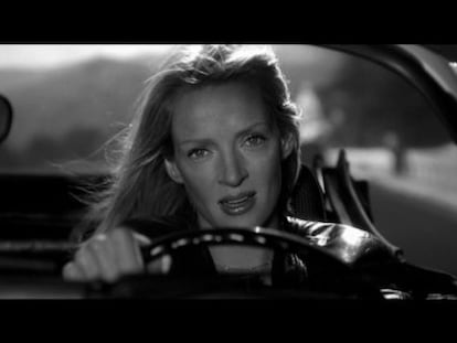 Uma Thurman no filme &#039;Kill Bill&#039;, de Quentin Tarantino.