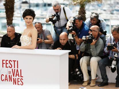 Vota el look: El vestido estampado de Audrey Tautou en la previa al inicio de Cannes