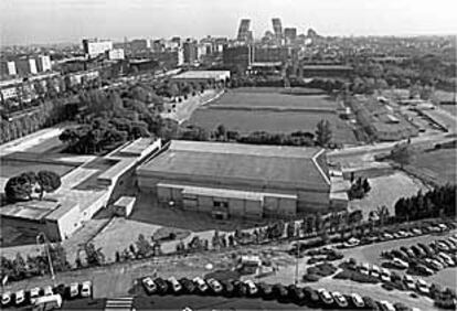 Vista aérea de las instalaciones de la Ciudad Deportiva del Real Madrid, en el paseo de la Castellana.