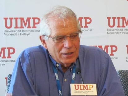 El exministro Josep Borrell, en una imagen de archivo.