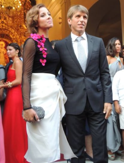 Manuel Díaz, con su esposa Virginia.