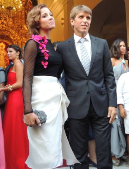 Manuel Díaz, con su esposa Virginia.