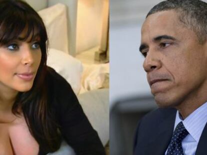 Kim Kardashian y Barack Obama.