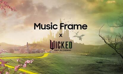 Samsung Music Frame WICKED Edition con película de cine