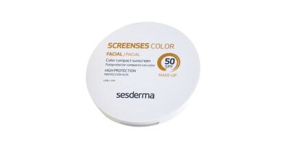 Crema de color compacto con SPF 50, de Sesderma.