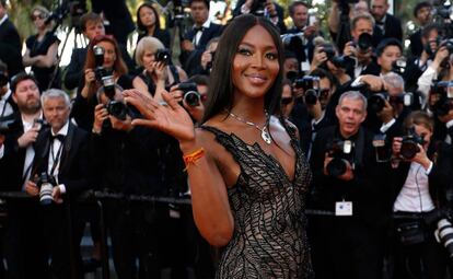 La modelo Naomi Campbell, en el Festival de Cannes.