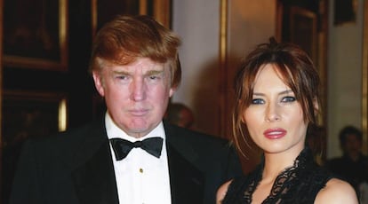 Donald y Melania Trump asisten a una gala en Nueva York hace a&ntilde;os.