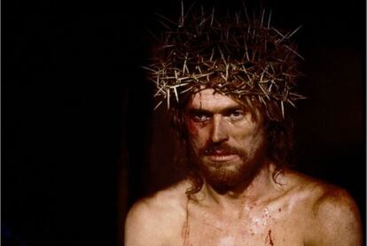 Un fotograma de la película 'La última tentación de Cristo', adaptación del libro de Nikos Kazantzakis.