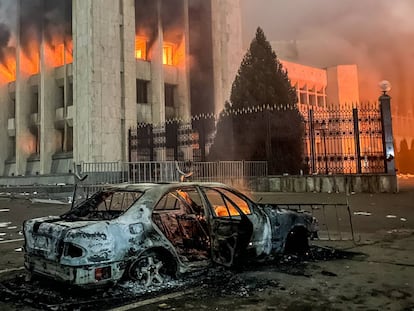 La crisis de Kazajistán, en imágenes