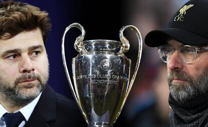 Pochettino e Klopp, os treinadores finalistas da Champions League.