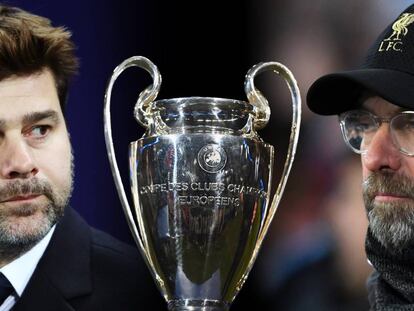 Pochettino e Klopp, os treinadores finalistas da Champions League.