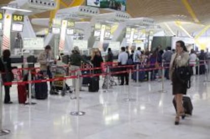 Aeropouerto Adolfo Suarez Barajas de Madrid.