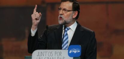 Rajoy, ahir a la convenció Nacional del PP.
