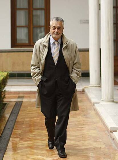 José Antonio Griñán, en el Parlamento.