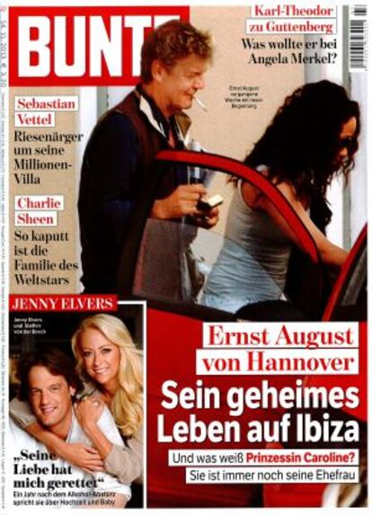 Portada de la revista alemana 'Bunte', de esta semana.
