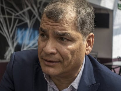 Rafael Correa, el miércoles pasado en Ciudad de México.