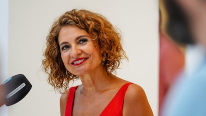 María Jesús Montero, el 18 de agosto en Rota (Cádiz).