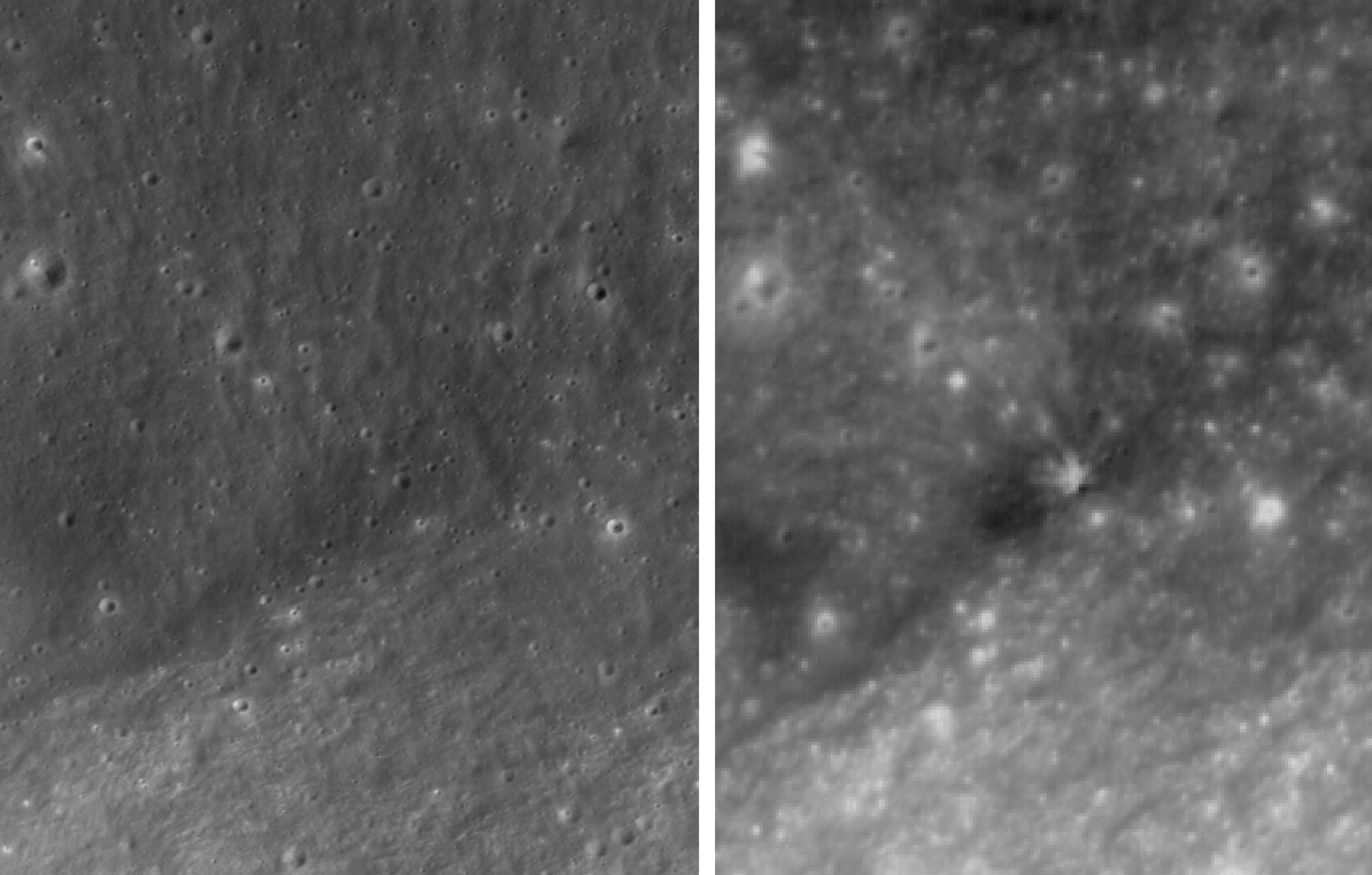 Así chocó contra la Luna el cohete perdido de Elon Musk: una sonda coreana capta el cráter que dejó el accidente