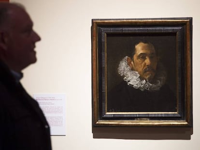 El retrato de Francisco Pacheco, maestre y suegro de Vel&aacute;zquez, hecho por su disc&iacute;pulo.