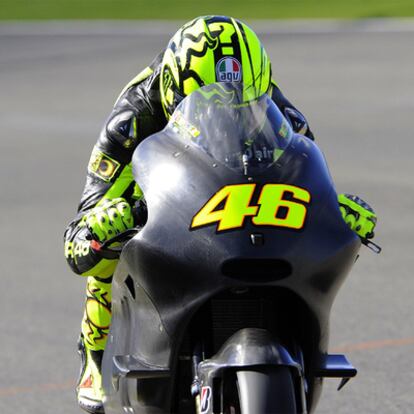 Rossi, con su nueva Ducati