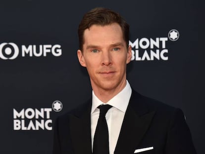 Benedict Cumberbatch en los premios Laureus celebrados en Mónaco en febrero de 2018.