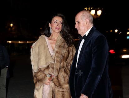 Silvia Gómez-Cuétara y Juan Antonio Pérez Simón,  en la Gala Anual 2019 del Teatro Real.

