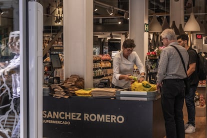 Un supermercado de Sánchez Romero en el barrio de Goya de Madrid.