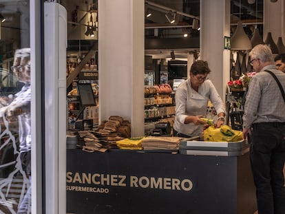 Un supermercado de Sánchez Romero en el barrio de Goya de Madrid.