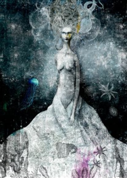 Ilustración de Gabriel Pacheco para 'Moby Dick'.