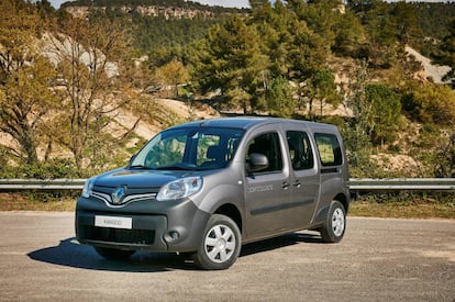 Renault Kangoo, el tercer modelo de camioneta más vendido en España.