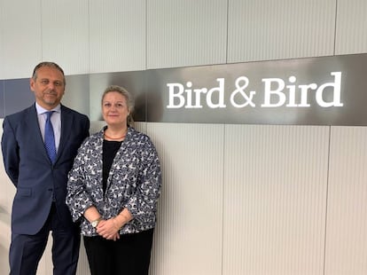 Isidro del Moral y Coral Yáñez, 'co-heads' de Bird & Bird en Madrid.