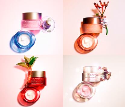 Clarins cuenta con tratamientos de belleza de día y noche, personalizados a las necesidades de la piel en cada etapa de la vida.