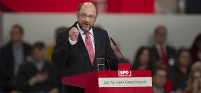 Martin Schulz, expresidente del Parlamento Europeo y líder de SPD.