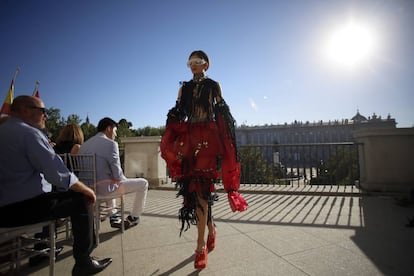 Desfile del Centro Superior de Dise&ntilde;o de Moda en el Teatro Real el pasado 21 de junio.