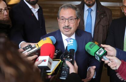 El presidente del Consejo General del Poder Judicial, Rafael Mozo, el da 6 en Salamanca.