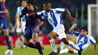 Romero, en su etapa como jugador del M&aacute;laga. 