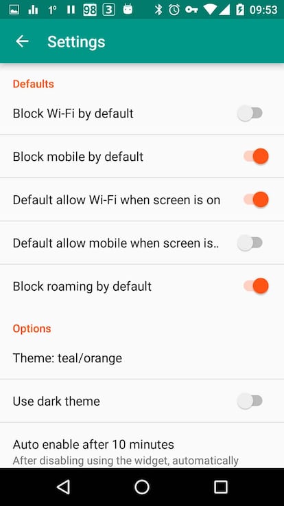 Aplicación NetGuard