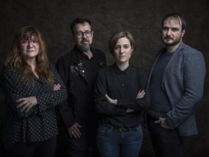 Los directores Isabel Coixet (‘La librería’), Paco Plaza (‘Verónica’), Carla Simón (‘Verano 1993’) y Aitor Arregi (‘Handia’) debaten a siete días de los premios Goya